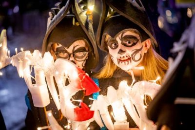 Halloween in Irland . Freude Kinder