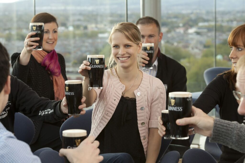 Silvester in Dublin . Guinness