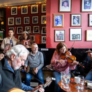 Silvester in Dublin . Pub irische Musik