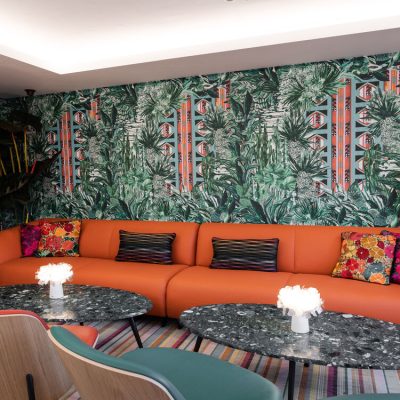 Lounge im Elephant Rock Hotel