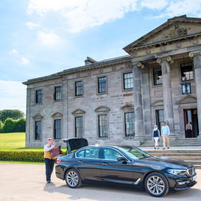 Flitterwochen im Norden Irlands . Ballyfin Estate