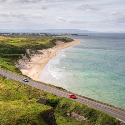 Highlights des Norden Irlands . Antrim Coast