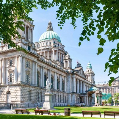 Highlights des Norden Irlands . Belfast City Hall
