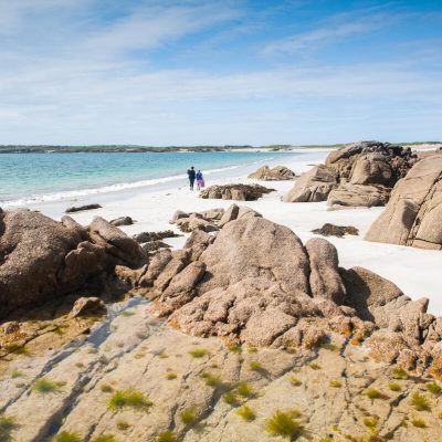 Irland entdecken Highlights und verborgene Schaetze.Gurteen Beach, County Galway