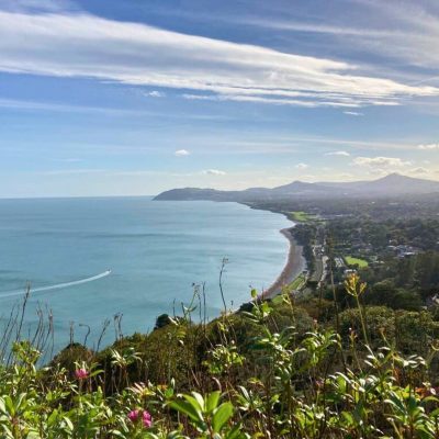 Kurzreise Irland Dublin . Aussicht Killiney Hill