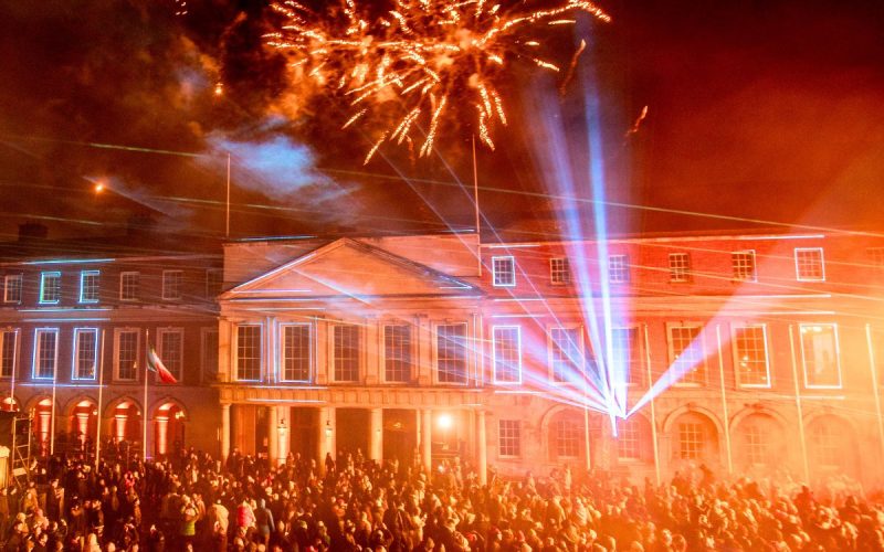 Silvester in Dublin Irland