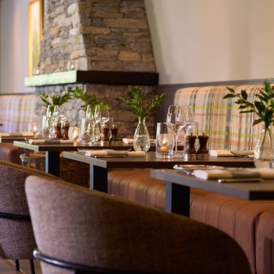 Esszimmer in der Sheen Falls lodge