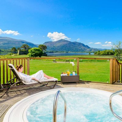 Wandern Irland . Lake Hotel Whirlpool Entspannung